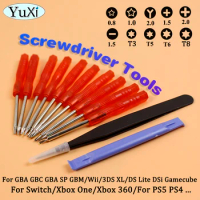 1Set Tri-Wing Screwdriver Kit Screw Driver for Wii Gameboy GBA SP Nintend DS Lite NDSi Xbox One 360 PS5 PS4 Triwing Repair Tools