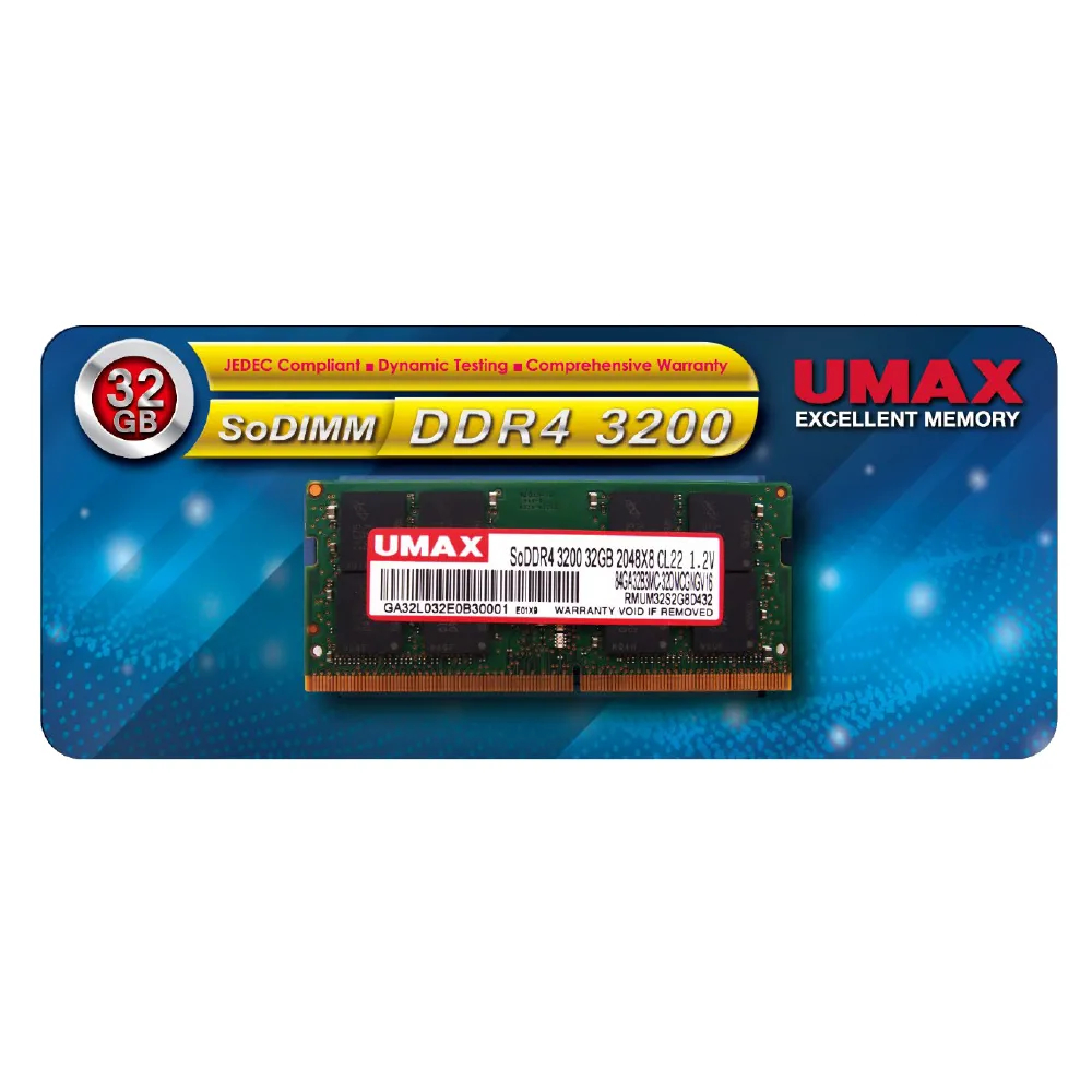 ＵＭＡＸ デスクトップPC用メモリー UDIMM DDR4-3200 32GB（16GB×2） H