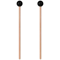 Ethereal Drum Sticks Music Instrument Mallets Steel Performance Drumsticks with Wood Handle Percussion Tongue Xylophone