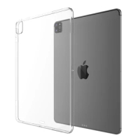 Transparent Tablet Case for Apple iPad Pro 12.9 6th 5th 4th 3th gen 2022 2021 2020 2018 Silicone Protective Cover Accessories