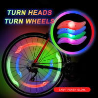 Bicycle Spoke Light Bike Tire Lights Bike Wheel Tail Ligh 3 Mode LED Waterproof Safety Warning Light Night Riding Accessories
