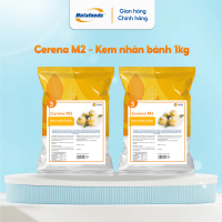 Cerena M2 - Kem nhân bánh nhãn hiệu FariBake từ Farina 1kg - Nhân bánh su kem béo ngậy, chất kem dẻo
