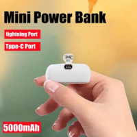 Mini Power Bank Spare Auxiliary Battery For Iphone Samsung Xiaomi Huawei Portable Wireless Wireless Charger Small Powerbank