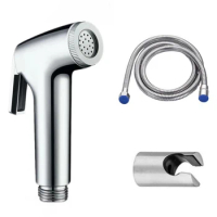 ABS Hose Douche Toilet Manual Measurement Deviation Bidet Spray Cleaning Personal Body Area Press Type Spray Head