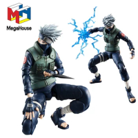 Original Megahouse Naruto Shippuuden Hatake Kakashi Variable 1/8 Heroes Dx Action Anime Figure Collectible Model Toys