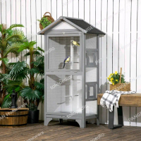 Kandang Burung Kayu Outdoor Besar Mewah | Bird House
