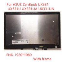 For ASUS ZenBook UX331 UX331U UX331UA UX331UN laptop NV133FHM-N66 V8.0 LCD LED SCREEN Panel Touch Screen Digitizer Assembly