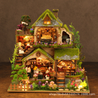 Sự quyến rũ thanh lịch diy Mô hình đồ chơi thủ công Little House Forest Adventure E-commerce DIY Bộ