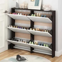 Light Luxury Tipping Bucket Shoe Cabinet Ultra-thin Shoe Rack Storage Home Entrance Large Capacity Shoes Furniture