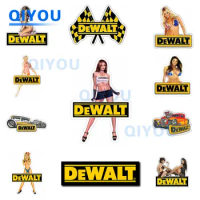 High Quality DEWALT's' TOOLBOX Reflective Die Cut Car Sticker PVC Decal Suitable for Helmet Off-road Vehicle Body Surfboard