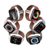 【DUX DUCIS】Apple Watch 38/40/41 YA 真皮錶帶
