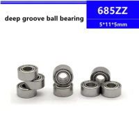50/100/500pcs 685ZZ 685Z 685-2Z miniature ball bearing 5*11*5mm L-1150ZZ deep groove ball bearing 5x11x5 mm