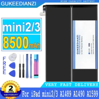 GUKEEDIANZI Battery for iPad, Mini 2 3, 6471mAh, Mini2, Mini3, A1512, A1489, A1490, A1491, A1599, Big Power Battery