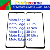 For Motorola Edge 30 Neo Pro Lite X30 LCD Front Touch Screen Glass Outer Lens Replacement