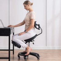 Ergonomic Chair Computer Home Comfortable Sedentary Office Chair Backrest Posture Correction Kneeling Adjustable