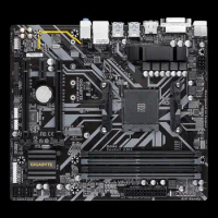Used,Gigabyte GA-B450M DS3H For AMD AM4 Ryzen 3/5/7/9 1th.2th.3th.Athlon USB3.1 HDMI M.2 B450 Micro-ATX Desktop PC Motherboard