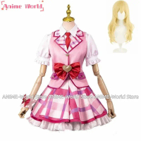 <ขนาดที่กําหนดเอง>ไอคัตสึ!Series Hoshimiya Ichigo เครื่องแบบ COSPLAY เครื่องแต่งกายชุดวิกผมคริสต์มาส