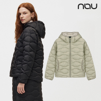 【nau】女 輕量連帽羽絨外套(淺卡其)- 機能 羽絨 環保 外套 韓國品牌 |NUDB2WJ401