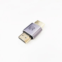NCHTEK 8K@60HZ Golden Plated HDMI2.1-Compatible Male to Male Plug HD Adapter Connector / 1PCS