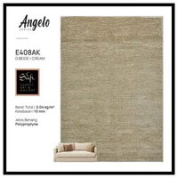Karpet Lantai Permadani Klasik Modern Angelo Design Turki E408AK D. Beige Cream 200x300