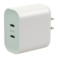 SJÖSS 45w 雙插孔usb充電器, 快速充電