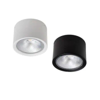 Dimmable surface mounted LED downlight super bright COB ceiling light spotlight 5W 7W 9W 12W 15W 20W indoor lighting AC110V 220V