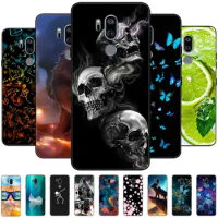 For LG G7 ThinQ Case LM-G710 Cute Painted Cover Soft Silicone TPU Phone Case For LG G7 Plus G7ThinQ Back Cover G 7 Fundas Capa
