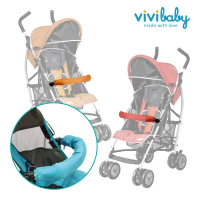 VIVIBABY 嬰兒手推車防撞桿 前扶手 嬰兒車(適用於管徑2公分之推車 外出安全必備)