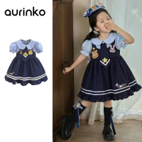 1-9Y Korean Style Princess Dress Kids ,Zootopia Dress Kids Girl,Baby Girl Dress