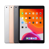 【Apple】A級福利品 iPad 7 2019 10.2吋 LTE+WIFI 128G(贈送平板保護套+玻璃保護貼+原廠充電器 A2198)