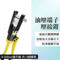【SMILE】油壓壓接鉗 油壓端子壓接鉗 油壓鉗 壓線鉗 C型鉗頭 端子鉗 4-HTC300S(電纜鉗子 電纜壓接)
