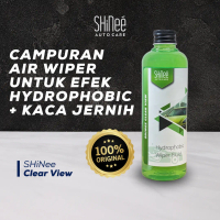 SHinee Clear View - Cairan Air Wiper Fluids Pembersih Kaca Mobil Efek Daun Talas Hydrophobic