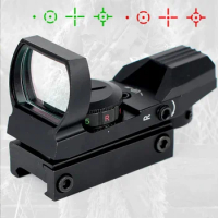 Red Dot Scope Hunting Optics Holographic Sight Reflex 4 Reticle Tactical 11/20mm Rail Riflescope Collimator Sight Accessories
