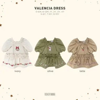 BOHOPANNA - VALENCIA DRESS - Dress Natal Anak 9-10Y LATTE