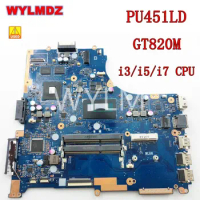 Used PU451LD i3/i5/i7CPU GT820M Mainboard For ASUS PRO ESSENTIAL PU451LD PRO451LD PU451L PRO451L Laptop Motherboard Tested