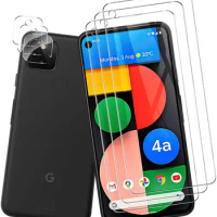 [3 Pack] Camera Lens + [3 Pack] Screen Protector HD Clear Tempered Glass For Google Pixel 4A 4G/5G,Pixel 5 ,Pixel 4 XL