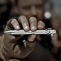 Multi-Functional EDC Mini Titanium Tactical Pen Bolt Pen Signature Pen Portable Outdoor Tools