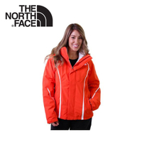 【The North Face 女 HV Heatseeker 兩件式外套《橙》】A7HX-D1T/防水/透氣/滑雪外套/保暖/抗寒