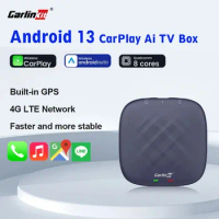 Carlinkit CarPlay Android 13 Plus All in One Box CarPlay Wireless Android Auto For Benz Toyota Skoda 4GLTE Qualcomm8 64G