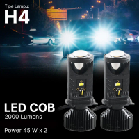 MALAKU MALL SOYAV Lampu Depan Mobil High Low Beam LED H4 COB 2000 Lumens 2 PCS - Y6D