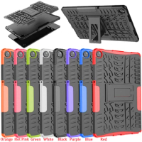 100pcs/lot Kickstand Heavy Duty Armor Shockproof Tyre Hard Case For OPPO Realme PAD-10.4