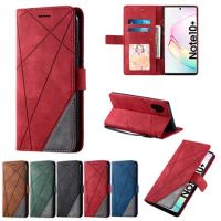 Wallet Skin-friendly Magnetic Flip With Card Slot Photo Frame Leather Case For Samsung Galaxy Note 20 Ultra 10 Lite 10 Plus 9 8