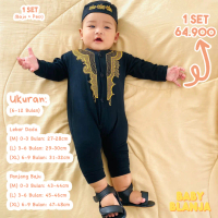 Baju Koko Bayi Laki Laki 6 12 Bulan Azhka Set