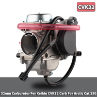 CVK32 Carburetor For Keihin CVK32 Carb For Arctic Cat ATV 250 300 2001-2005 2X4 4X4 DVX UTILUTY ALTERRA 30mm Carburetor Carb