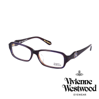 【Vivienne Westwood】立體土星龐克款光學眼鏡(棕/藍 VW271_02)