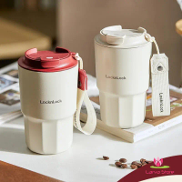 [Không còn nhiều] Ly Giữ Nhiệt LocknLock Vacuum Coffee 450ml LHC4340WHT - Ly Đựng Cà Phê