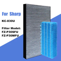 FZ-P30SFU FZ-P30MFU Replacement Hepa Deodorizing Filter for SHARP Air Purifier KC-830U