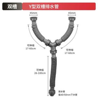 【家居防臭防蟲】露台洗衣機櫃去水喉 鋅盆/洗手盆單雙槽防臭去水管 廚房雙缸排水管防返味隔氣 浴室通用萬向防曱甴去水器
