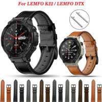 For LEMFO K22 PRO K27 K37 C20 K56 PRO LEM56 DM50 Strap Smart Watch Leather Sport Band Wristbands Bra