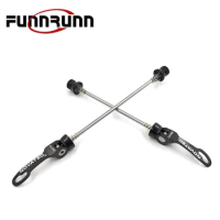 Ultralight Novatec A Pair Road/MTB Bicycle QR Hubs Aluminum Alloy Skewers Quick Release Useful Bicycle Wheel Parts Only 96g